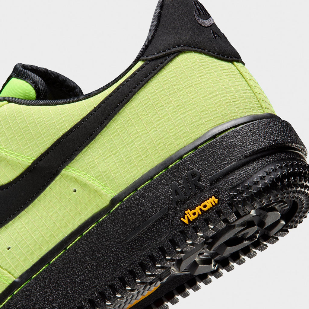 Men's Nike Air Force 1 '07 LX Vibram Casual Shoes - Volt/Black/Speed Yellow/Black - view 3