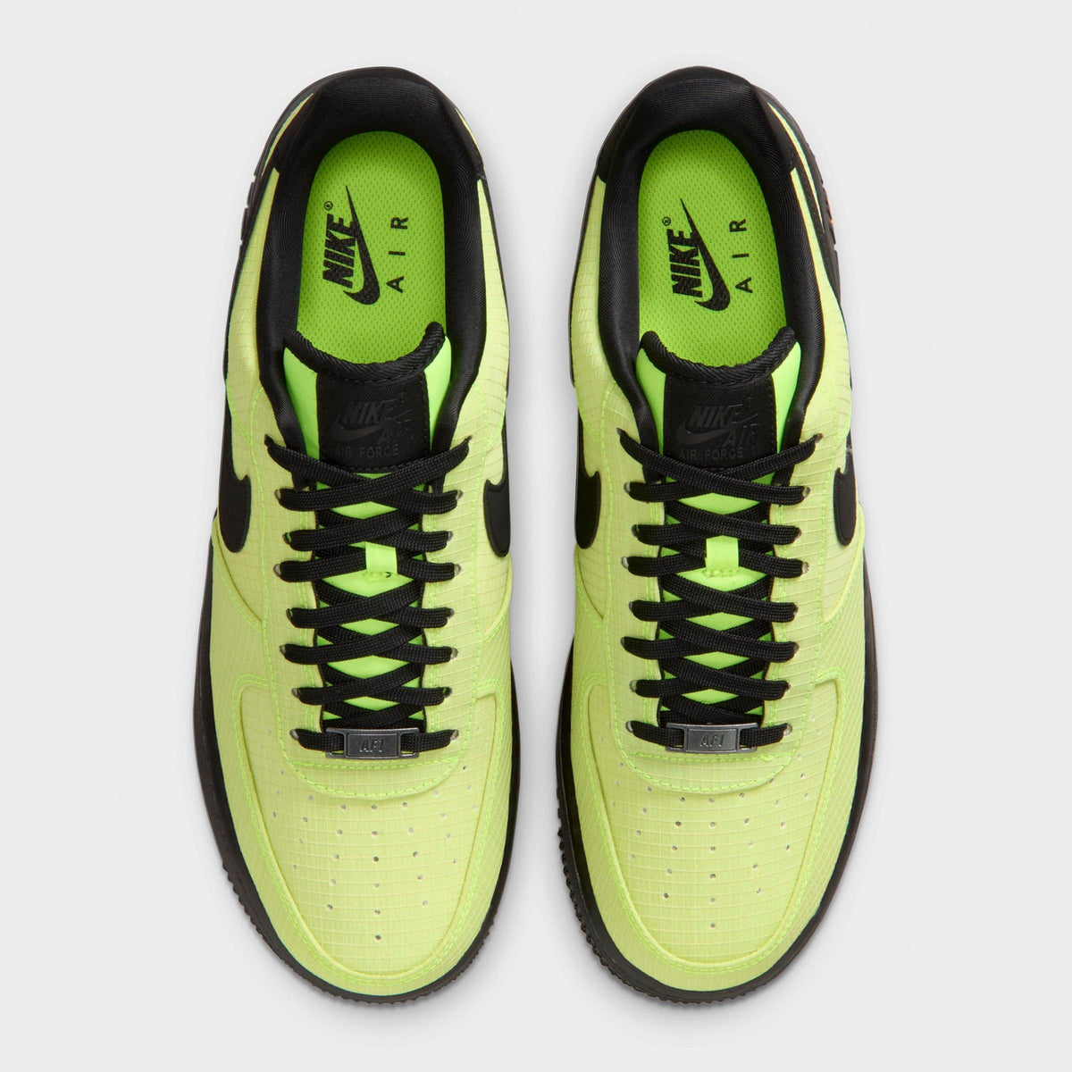 Men's Nike Air Force 1 '07 LX Vibram Casual Shoes - Volt/Black/Speed Yellow/Black - view 5