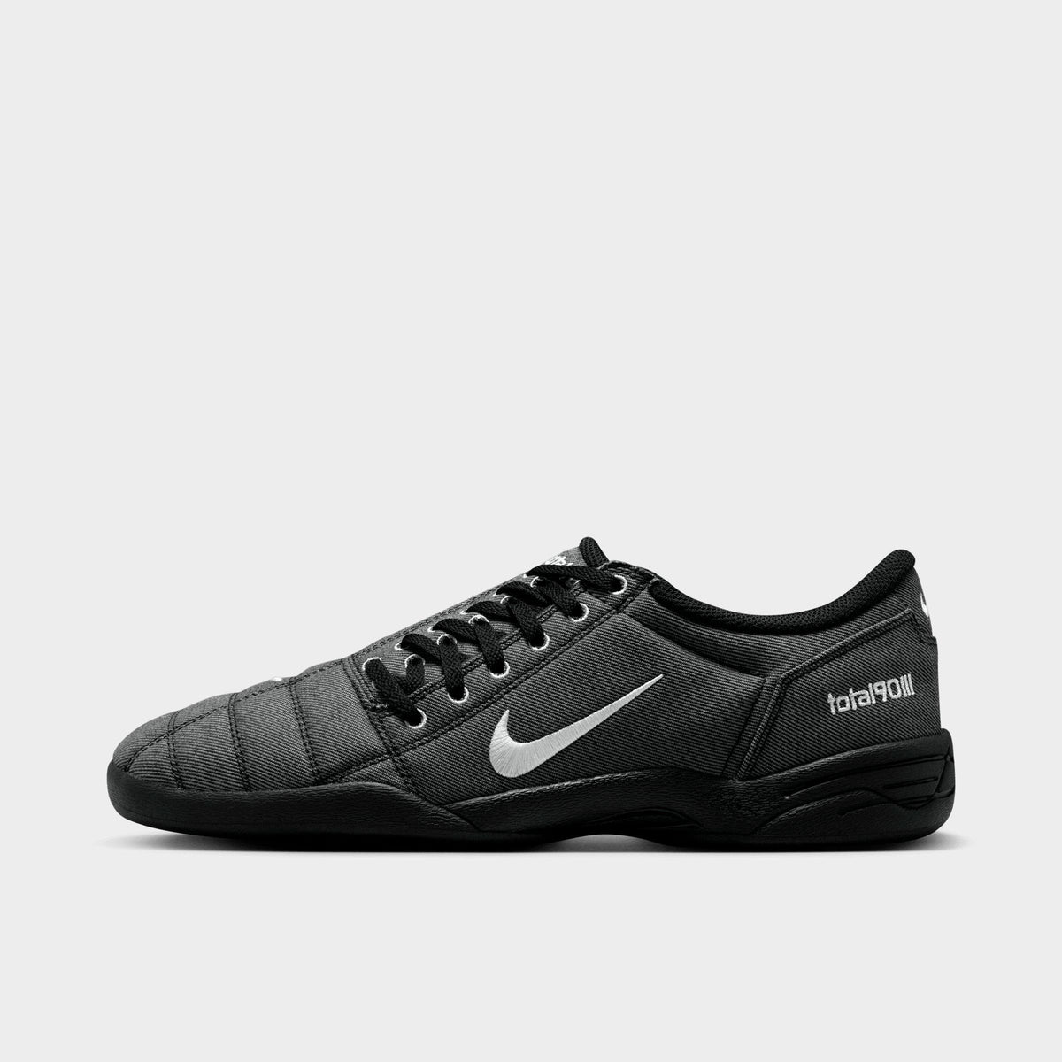 Men's Nike Total 90 Premium Casual Shoes - Black/Black/White