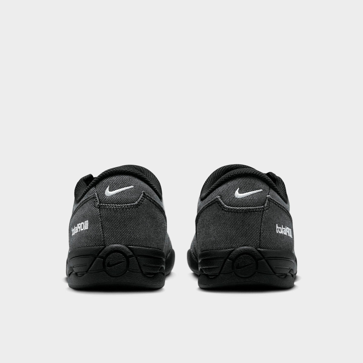 Men's Nike Total 90 Premium Casual Shoes - Black/Black/White - view 4