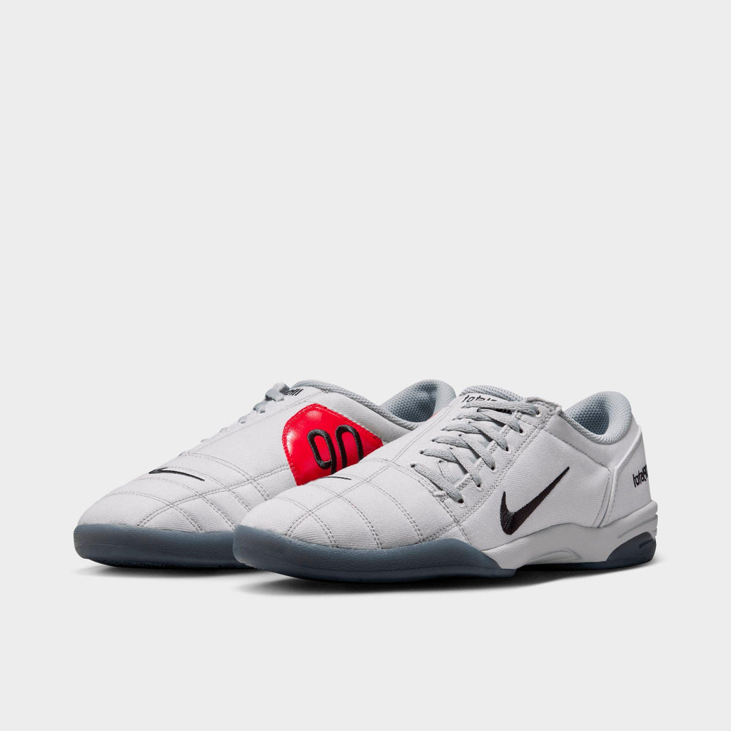 Men's Nike Total 90 Premium Casual Shoes - Light Smoke Grey/University Red/Photon Dust/Black - view 2