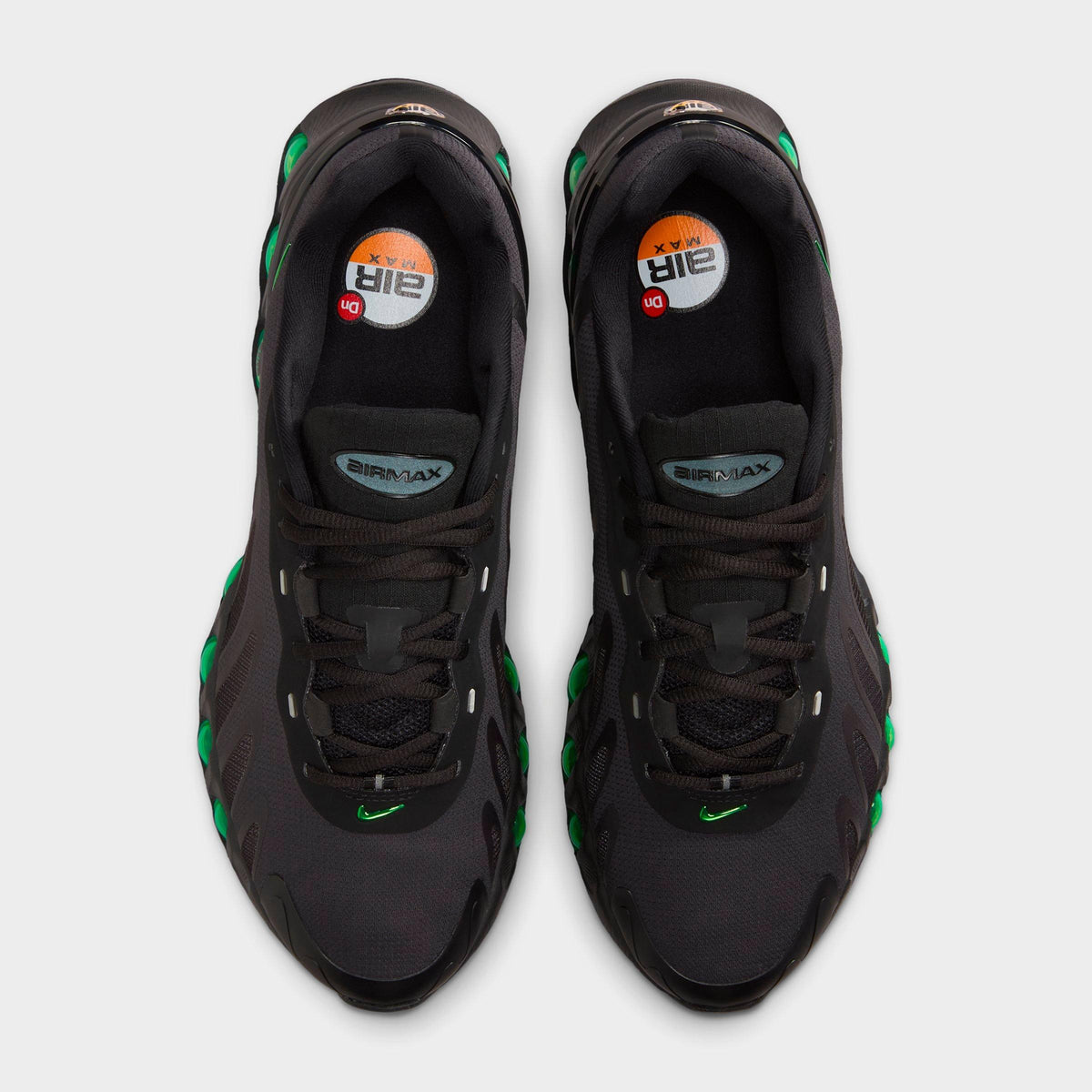Men's Nike Air Max Dn8 Casual Shoes - Black/Dark Smoke Grey/Black/Green Strike - view 5