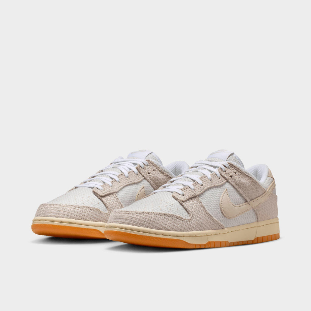 Men's Nike Dunk Low Retro SE Casual Shoes - Moon Particle/Photon Dust/Coconut Milk/White - view 2