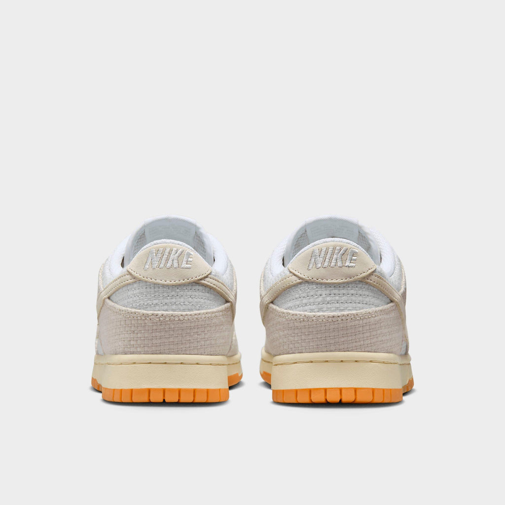 Men's Nike Dunk Low Retro SE Casual Shoes - Moon Particle/Photon Dust/Coconut Milk/White - view 4