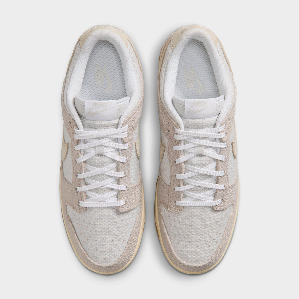 Men's Nike Dunk Low Retro SE Casual Shoes - Moon Particle/Photon Dust/Coconut Milk/White - view 5