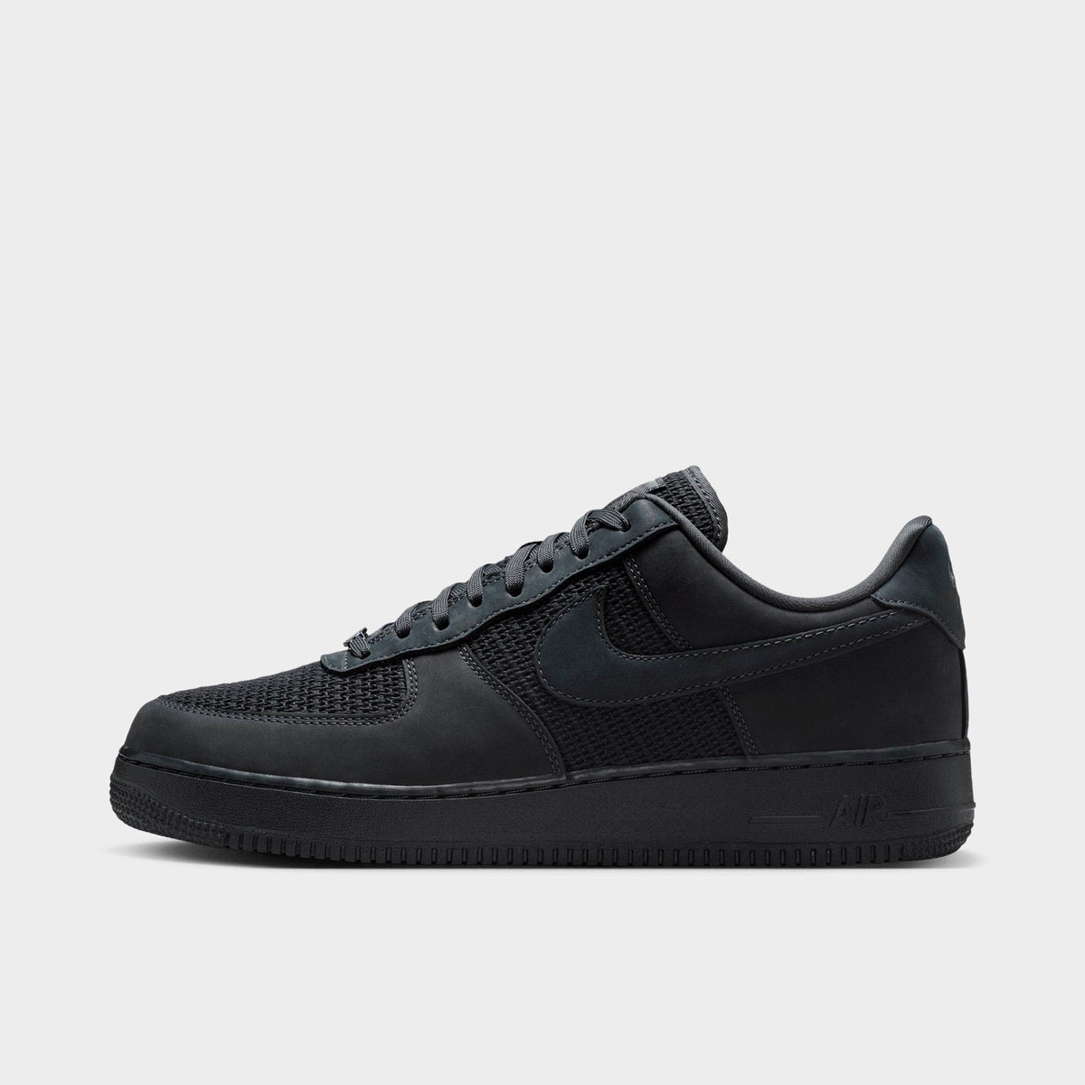 Men's Nike Air Force 1 '07 LV8 Woven Casual Shoes - Anthracite/Off Noir/Anthracite
