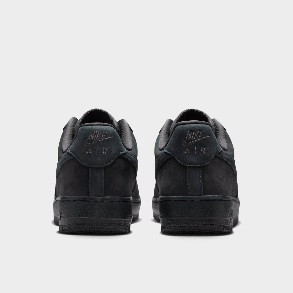 Men's Nike Air Force 1 '07 LV8 Woven Casual Shoes - Anthracite/Off Noir/Anthracite - view 4