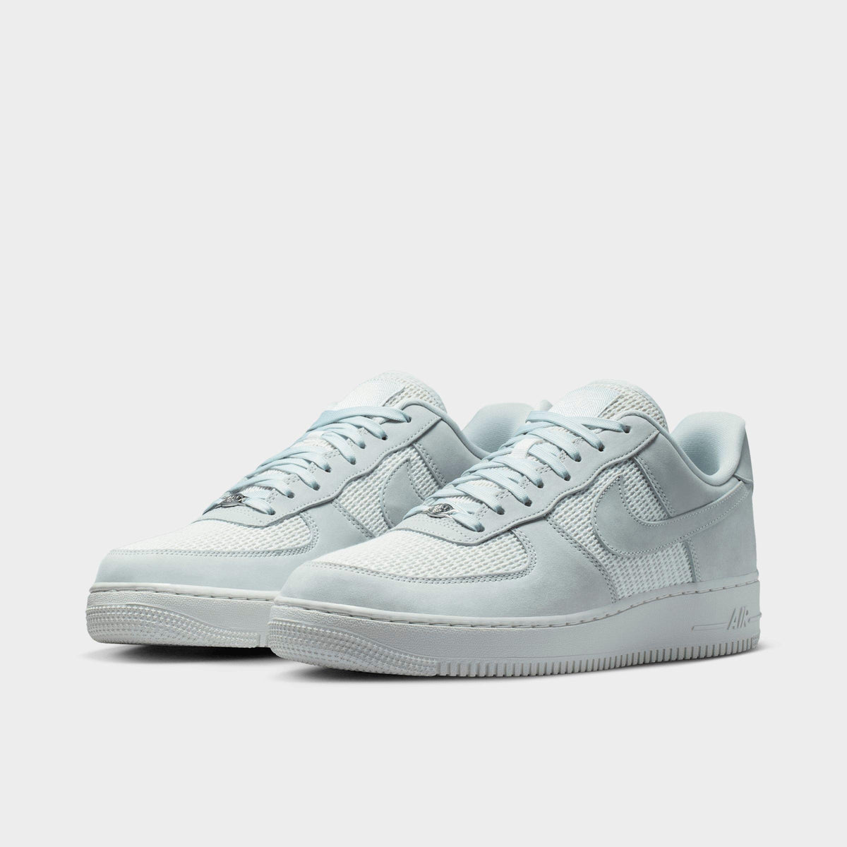 Men's Nike Air Force 1 '07 LV8 Woven Casual Shoes - Off White/Summit White/Off White - view 2
