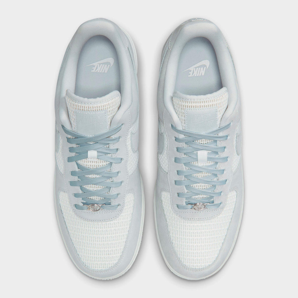 Men's Nike Air Force 1 '07 LV8 Woven Casual Shoes - Off White/Summit White/Off White - view 5