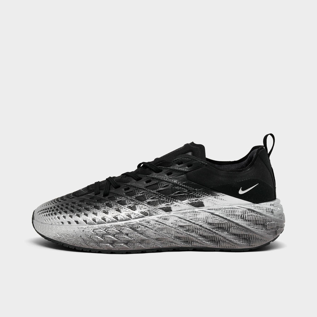 Men's Nike Ava Edge Casual Shoes - Black/Metallic Silver