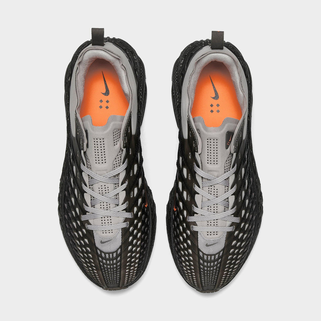 Men's Nike Ava Edge Casual Shoes - College Grey/Dark Smoke Grey/Total Orange/Black - view 5