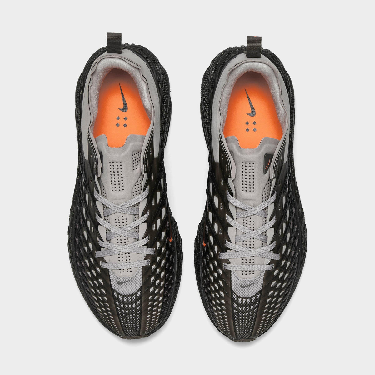 Men's Nike Ava Edge Casual Shoes - College Grey/Dark Smoke Grey/Total Orange/Black - view 5