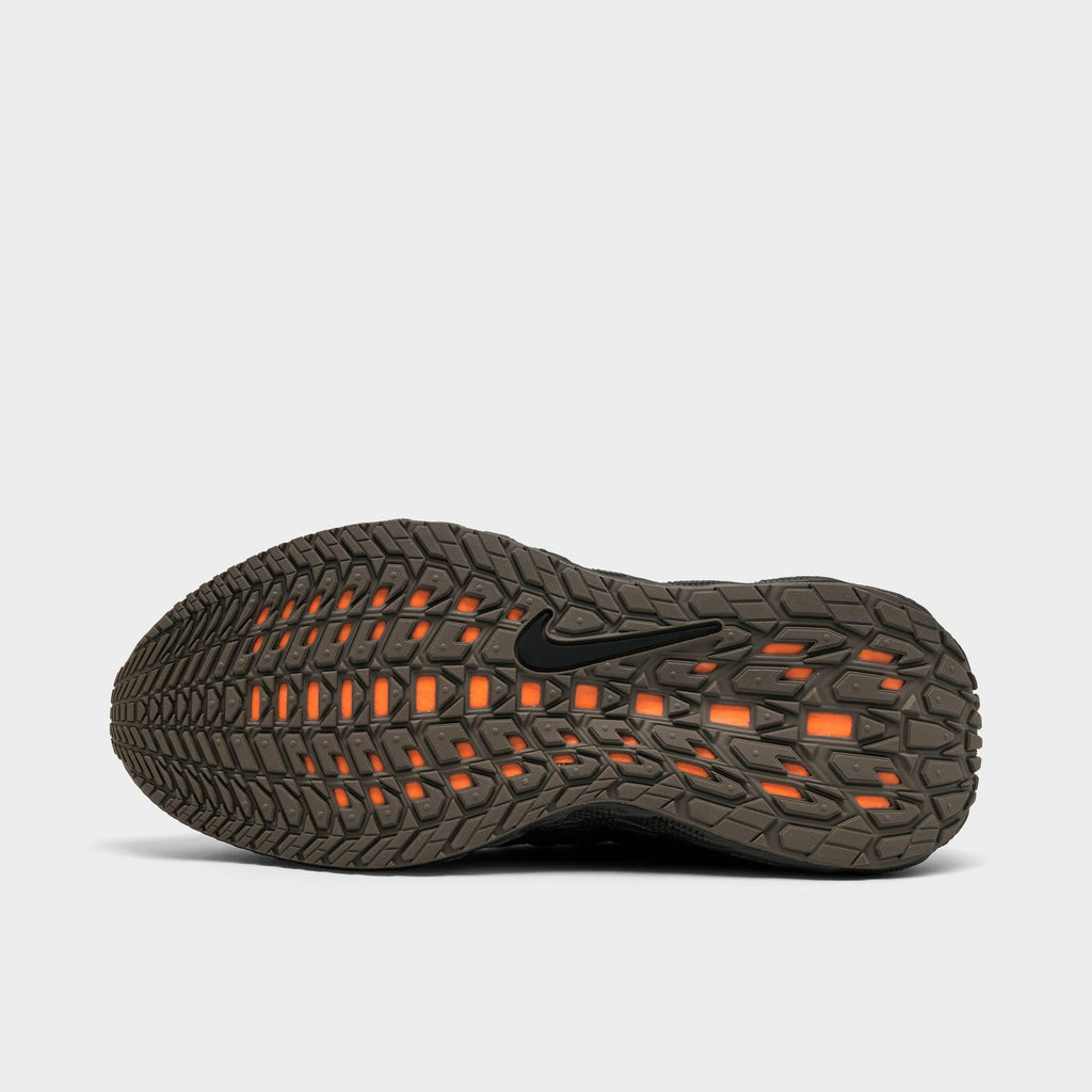 Men's Nike Ava Edge Casual Shoes - College Grey/Dark Smoke Grey/Total Orange/Black - view 6
