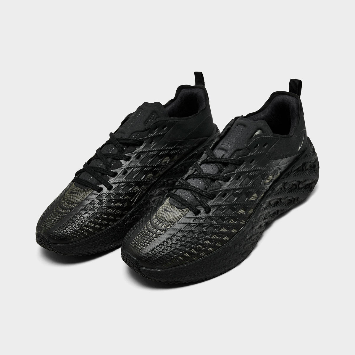 Men's Nike Ava Edge Casual Shoes - Black/Newsprint/College Grey - view 2