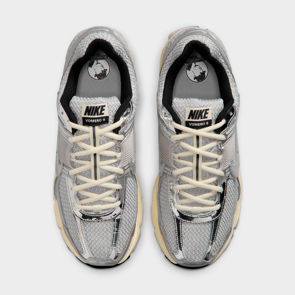 Men's Nike Zoom Vomero 5 Casual Shoes - Grey Fog/Metallic Silver/Coconut Milk/Chrome - view 5