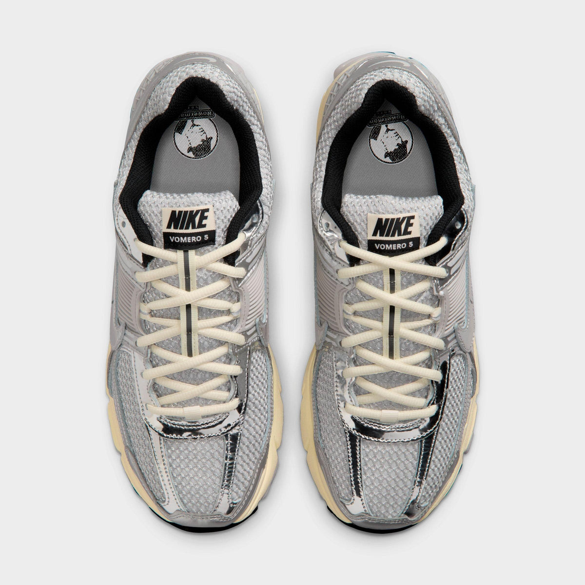 Men's Nike Zoom Vomero 5 Casual Shoes - Grey Fog/Metallic Silver/Coconut Milk/Chrome - view 5