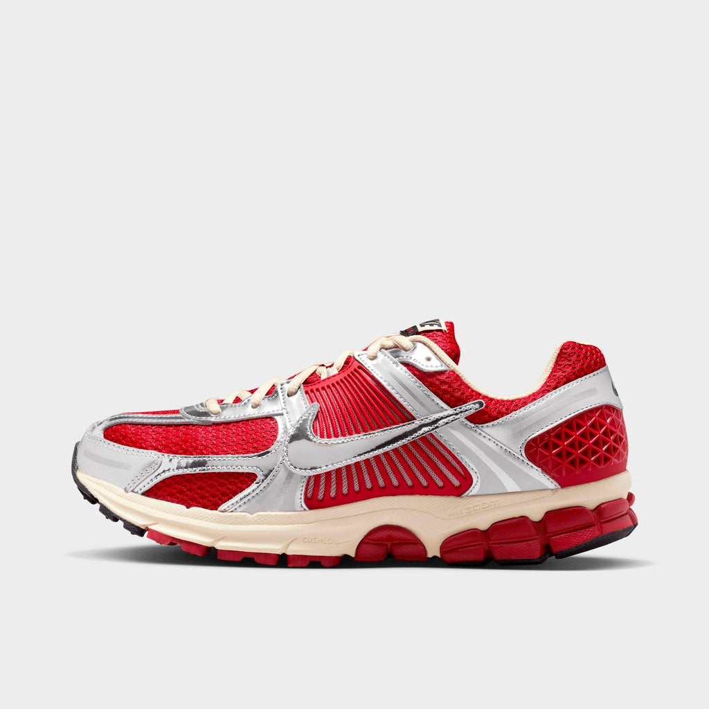 Men's Nike Zoom Vomero 5 Casual Shoes - Gym Red/Metallic Silver/Coconut Milk/Chrome