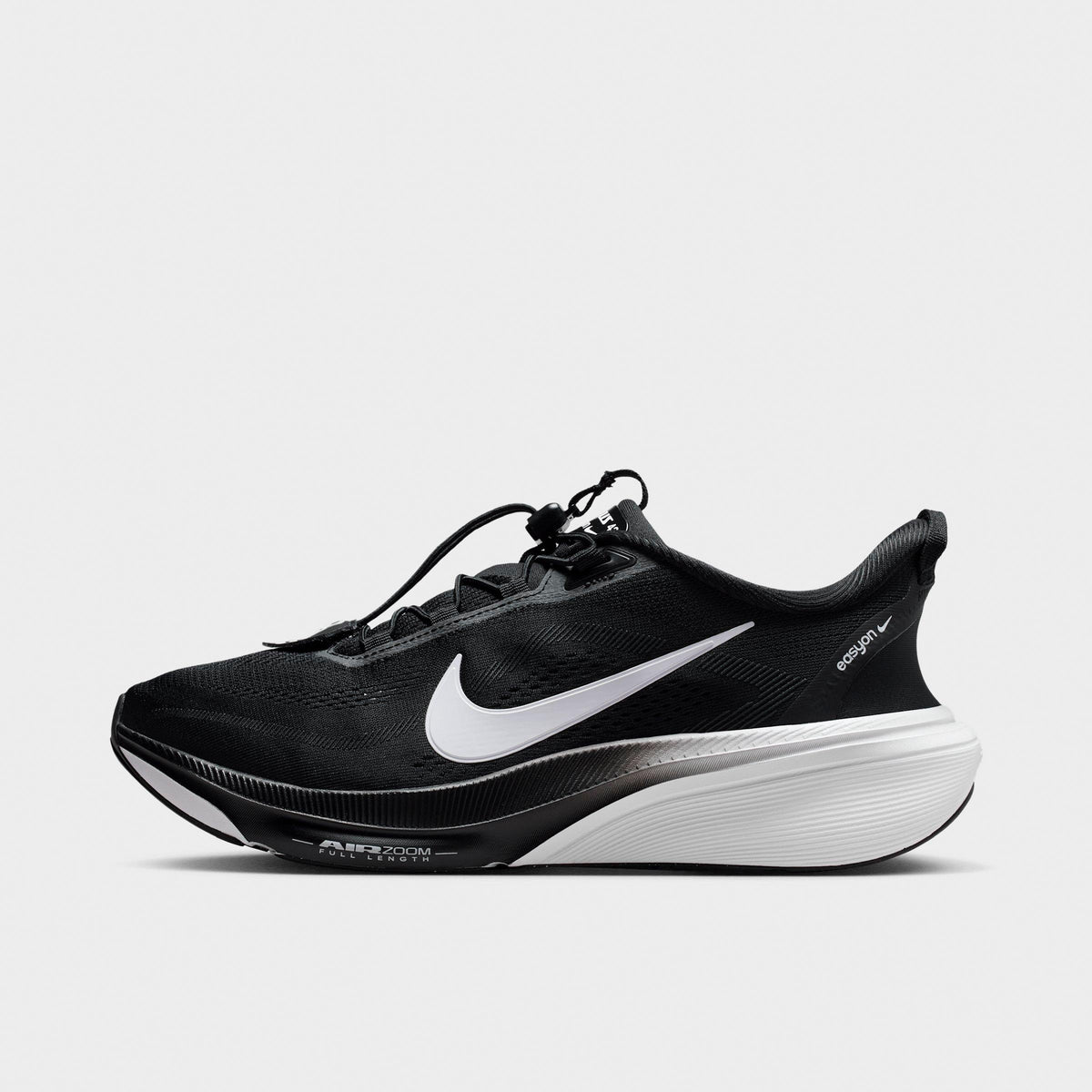 Men's Nike Pegasus 42 EasyOn Running Shoes - Black/Dark Smoke Grey/White
