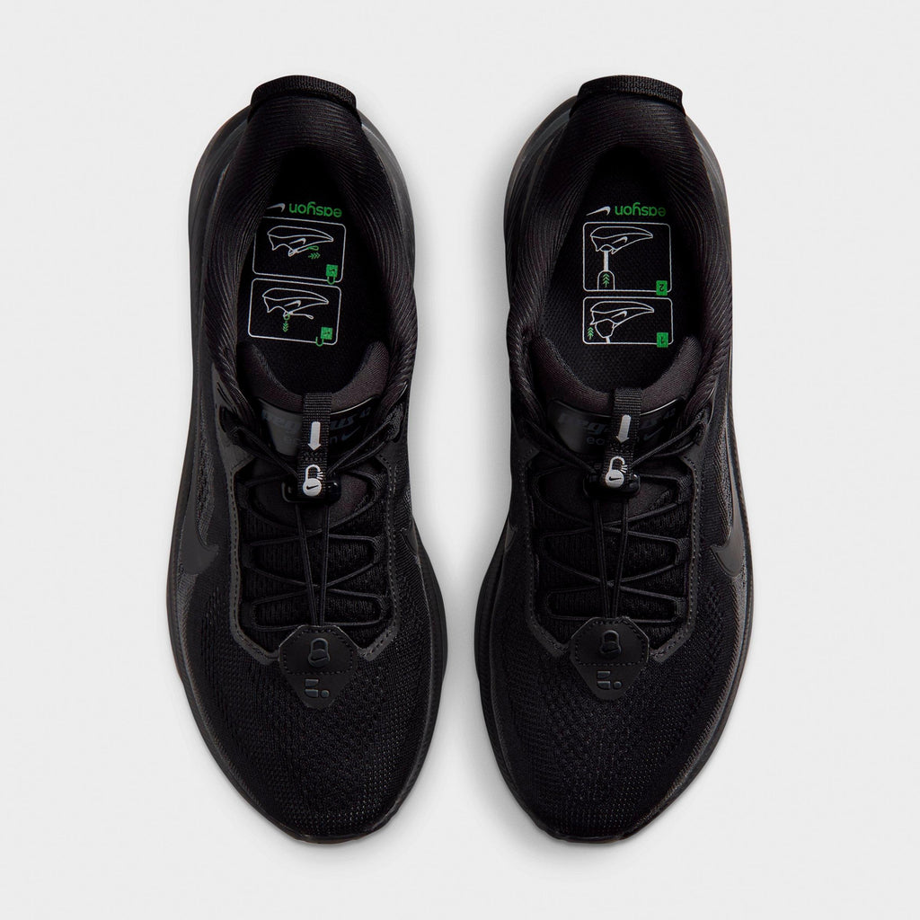 Men's Nike Pegasus 42 EasyOn Running Shoes - Black/Anthracite/Black - view 5