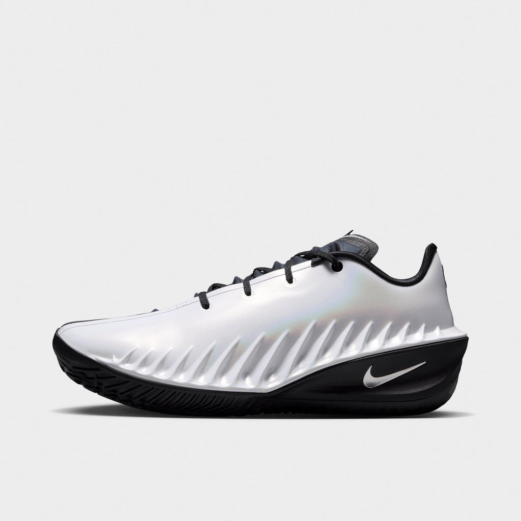 Men's Nike G.T. Cut 4 Basketball Shoes - White/Black/Metallic Silver