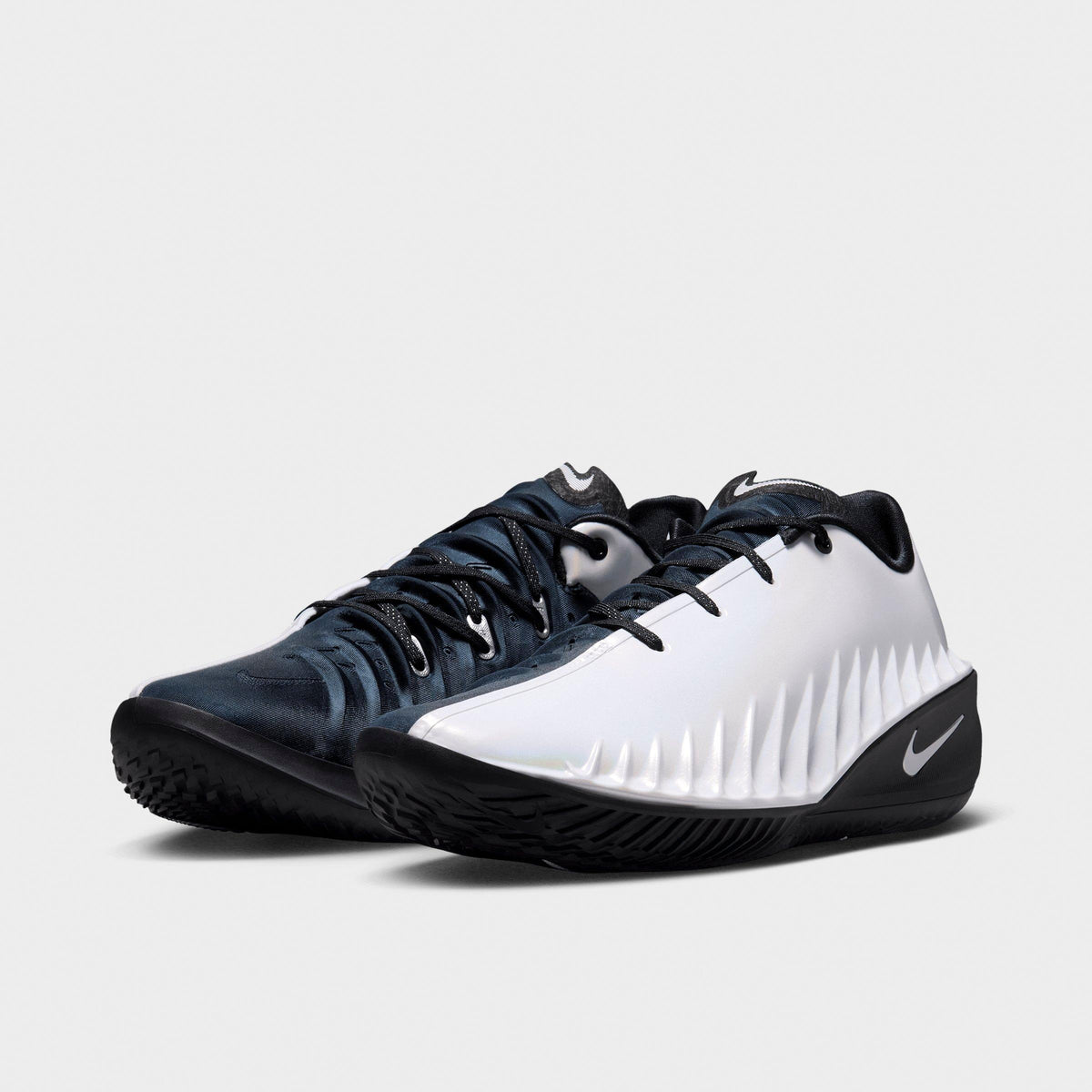 Men's Nike G.T. Cut 4 Basketball Shoes - White/Black/Metallic Silver - view 2