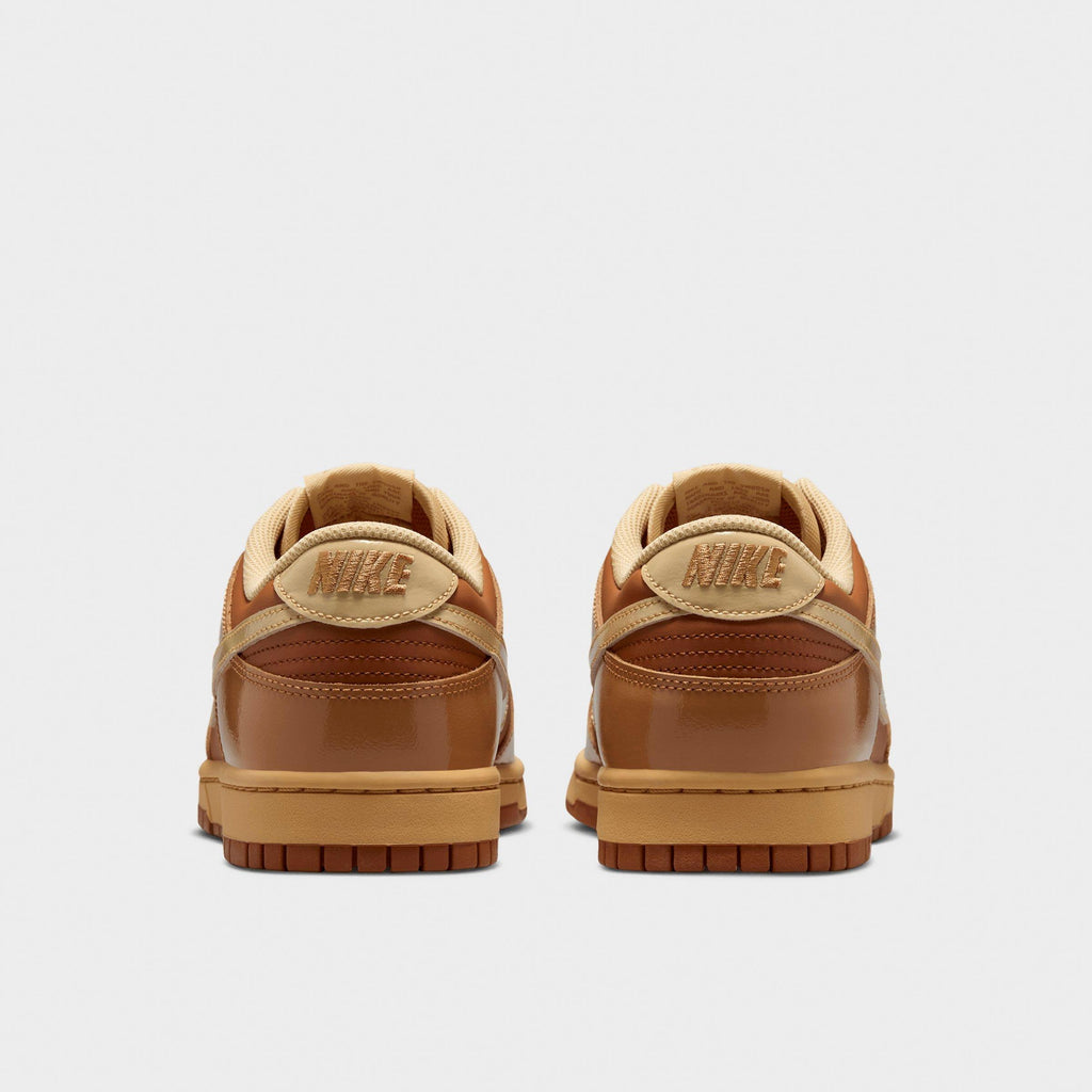 Men's Nike Dunk Low Retro Casual Shoes - Tawny/Flax/Twine/Sesame - view 4
