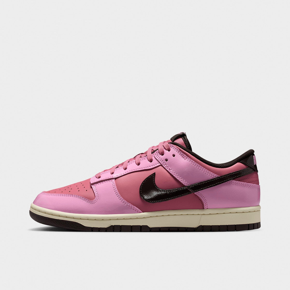 Men's Nike Dunk Low Retro Casual Shoes - Pink Rise/Elemental Pink/Beach/Velvet Brown