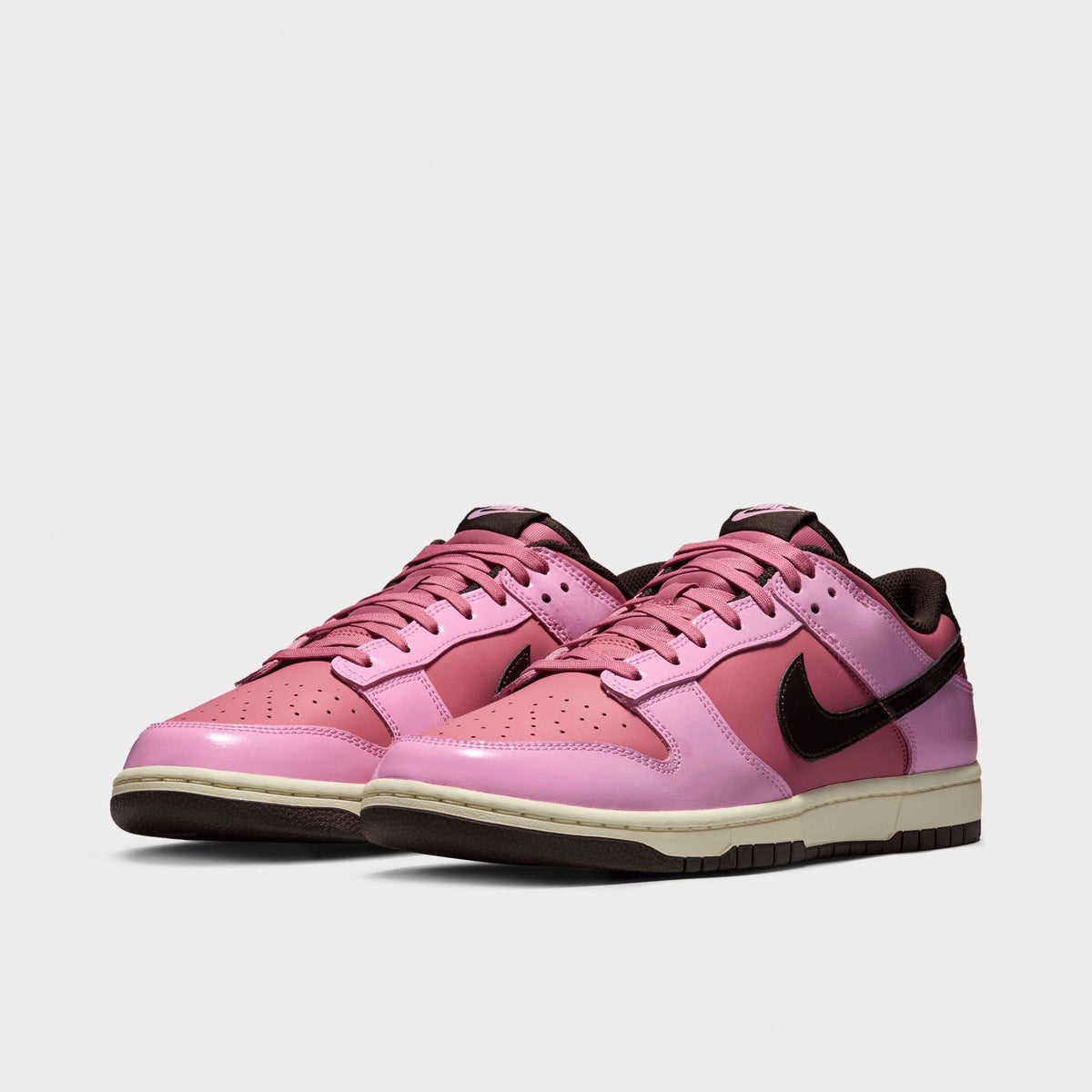 Men's Nike Dunk Low Retro Casual Shoes - Pink Rise/Elemental Pink/Beach/Velvet Brown - view 2