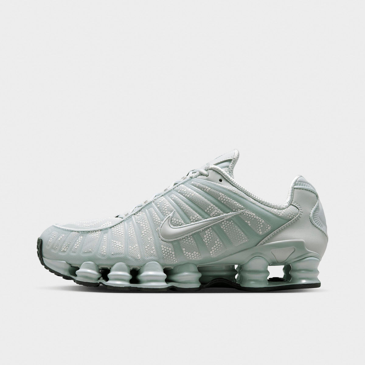 Men's Nike Shox TL Casual Shoes - Light Silver/Newsprint/Light Silver