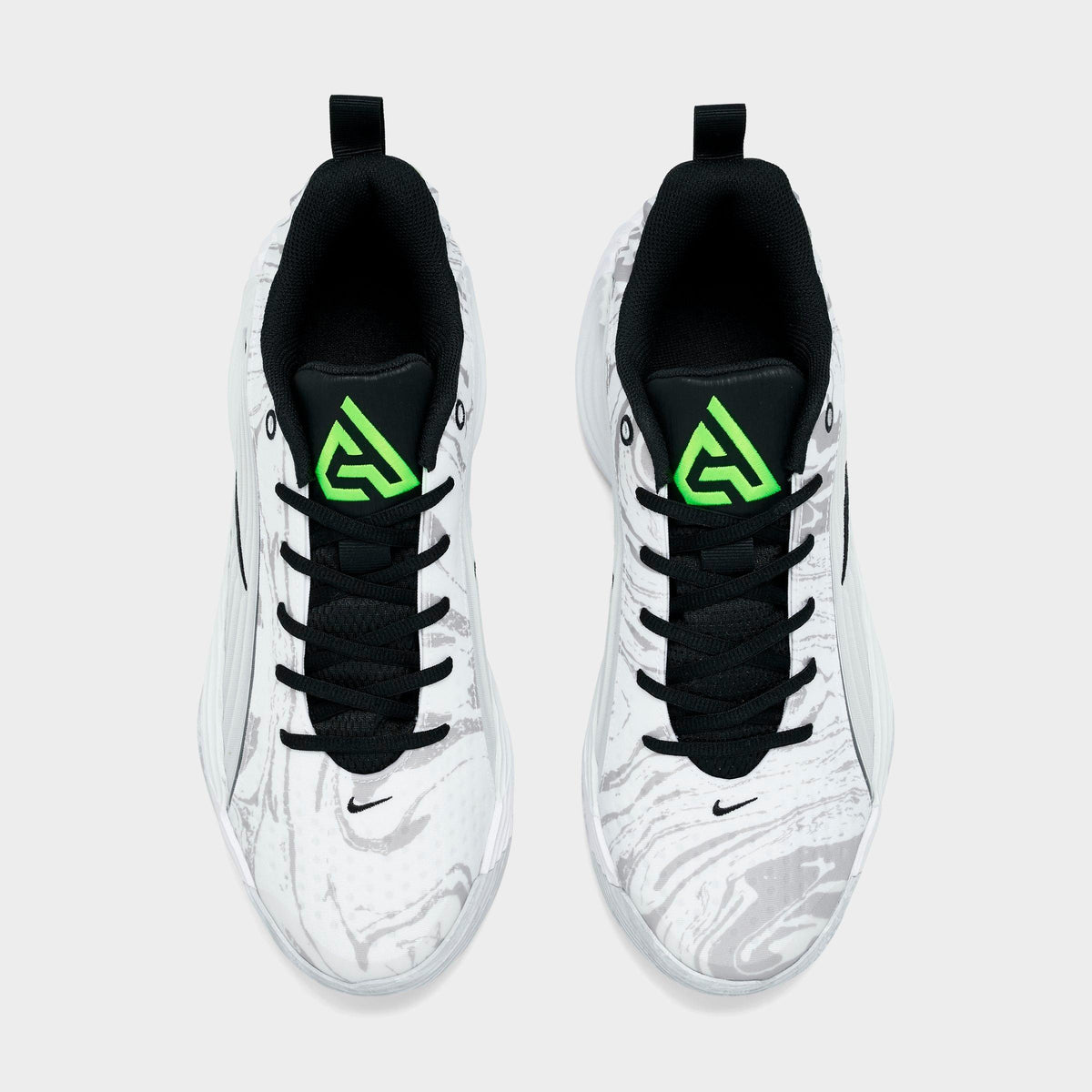 Men's Nike Giannis Immortality 5 Basketball Shoes - White/Off White/Light Smoke Grey/Metallic Silver - view 5