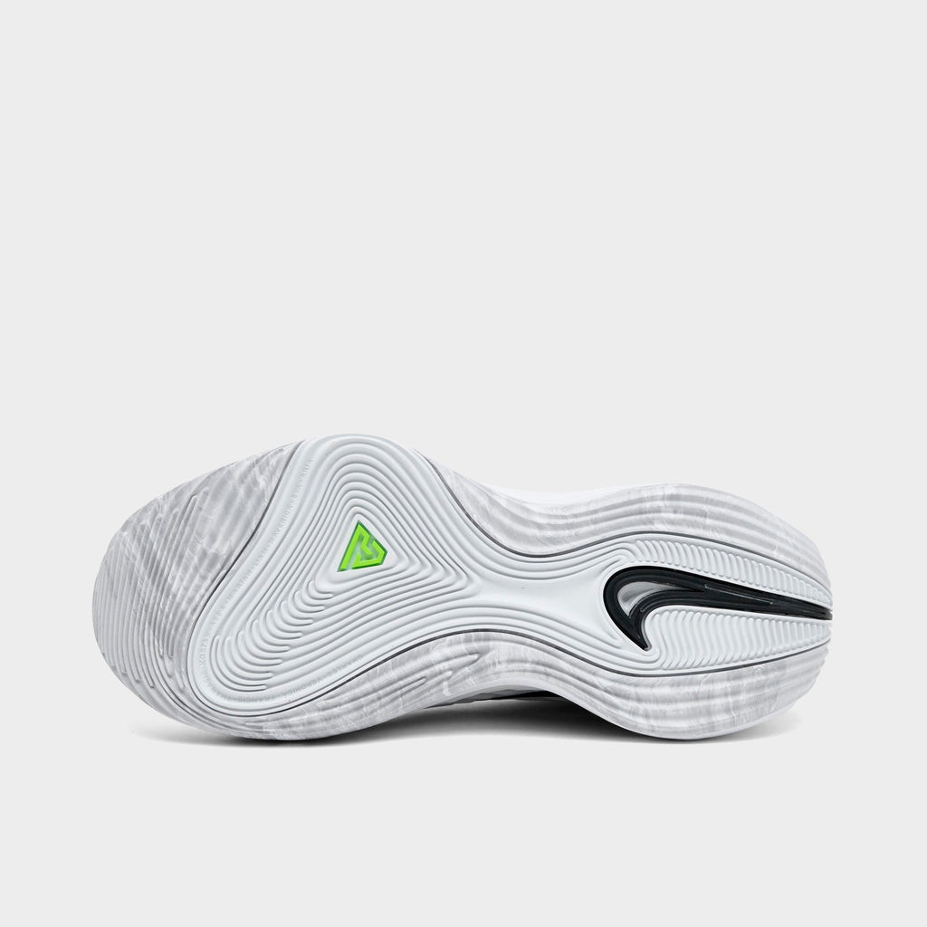Men's Nike Giannis Immortality 5 Basketball Shoes - White/Off White/Light Smoke Grey/Metallic Silver - view 6