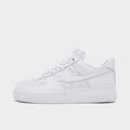 Men's Nike Air Force 1 '07 Low LE Stars Casual Shoes - White/White/Metallic Silver