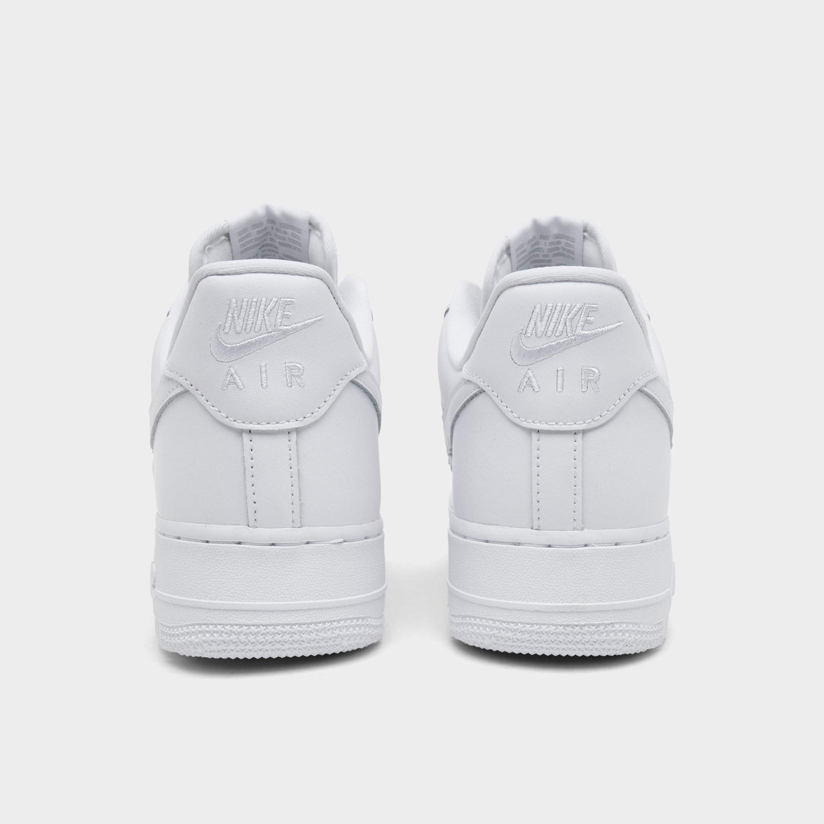 Men's Nike Air Force 1 '07 Low LE Stars Casual Shoes - White/White/Metallic Silver - view 4