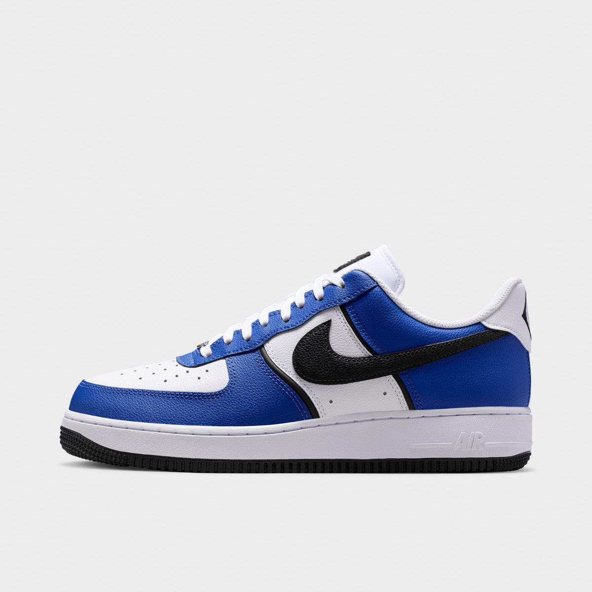 Men's Nike Air Force 1 '07 LV8 Sport Casual Shoes - Old Royal/White/Metallic Silver/Black