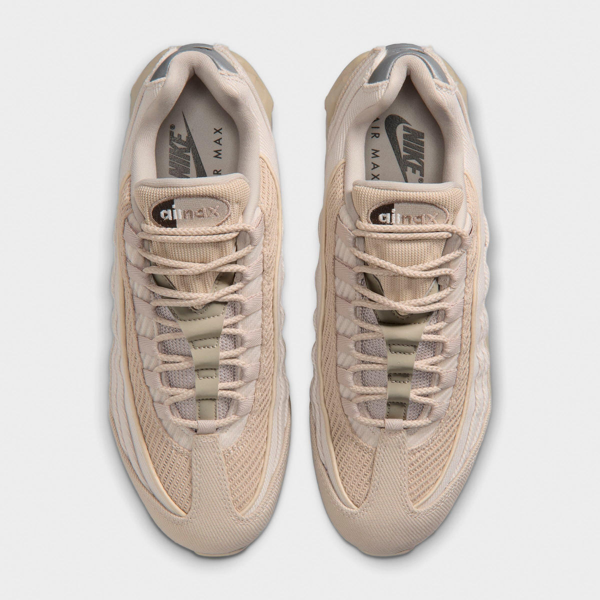 Men's Nike Air Max 95 Big Bubble Casual Shoes - Cream II/Light Orewood Brown/Newsprint/Moon Fossil - view 5