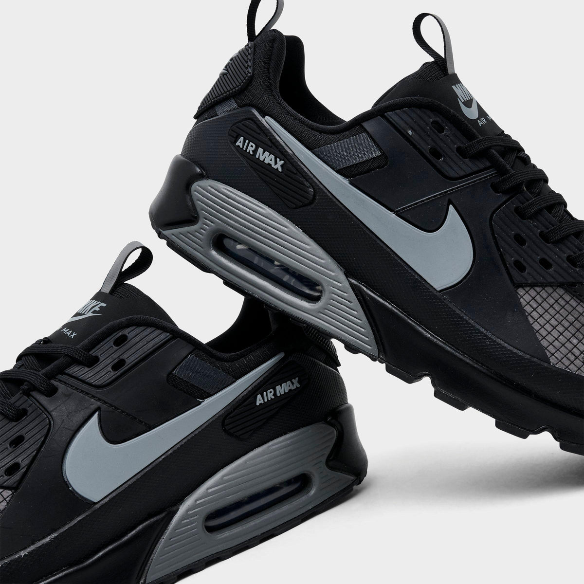 Men's Nike Air Max 90 Drift Casual Shoes - Black/Wolf Grey/Anthracite - view 3