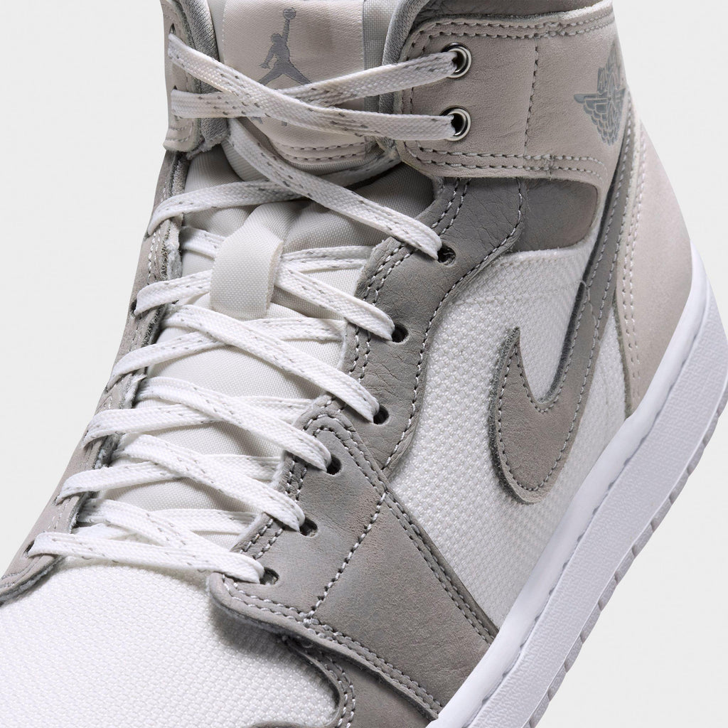 Men's Air Jordan Retro 1 Mid SE Casual Shoes -  Summit White/Phantom/Sail/Light Smoke Grey - view 3
