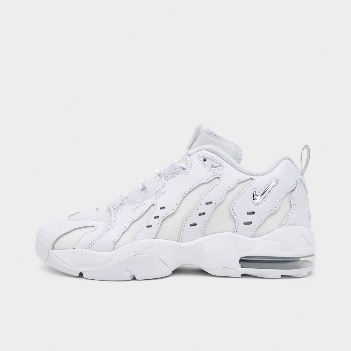 Men's Nike Air DT Max '96 Low Casual Shoes - White/Metallic Silver/White/Light Smoke Grey