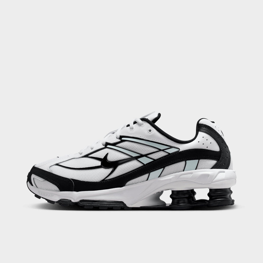 Men's Nike Shox Ride 2 Casual Shoes - White/White/Black/Black