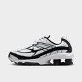 Men's Nike Shox Ride 2 Casual Shoes - White/White/Black/Black