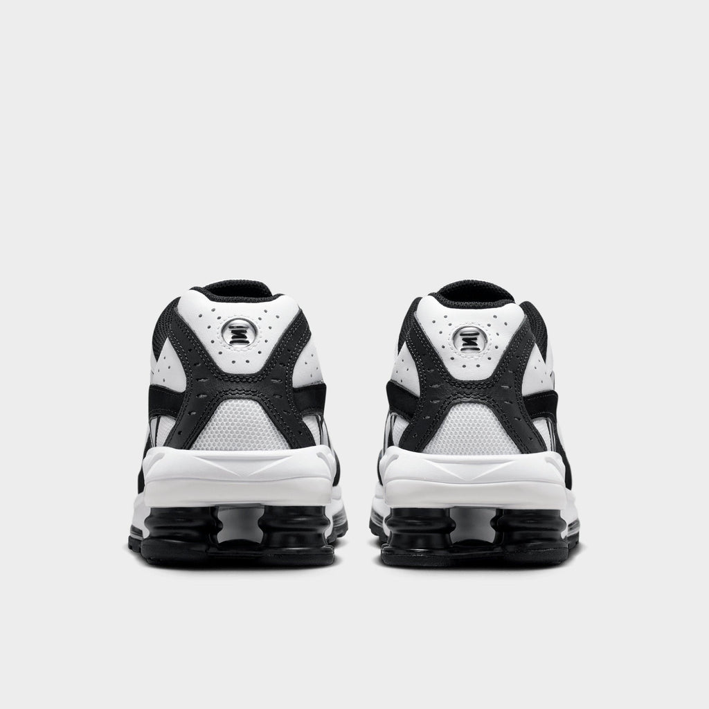Men's Nike Shox Ride 2 Casual Shoes - White/White/Black/Black - view 4