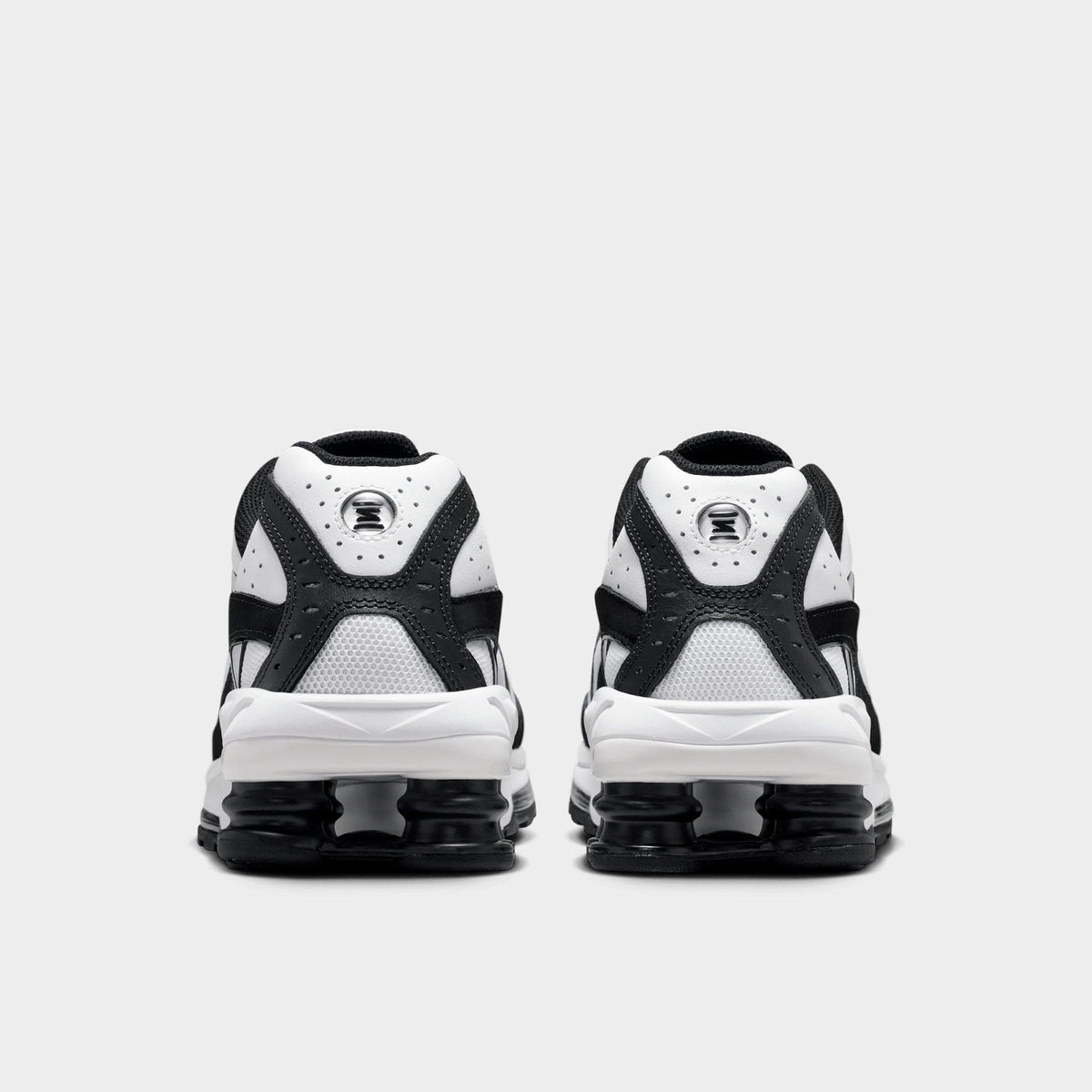 Men's Nike Shox Ride 2 Casual Shoes - White/White/Black/Black - view 4