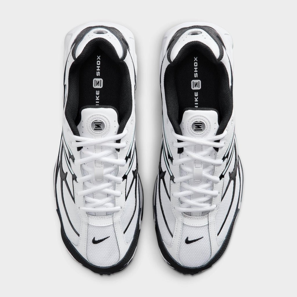 Men's Nike Shox Ride 2 Casual Shoes - White/White/Black/Black - view 5