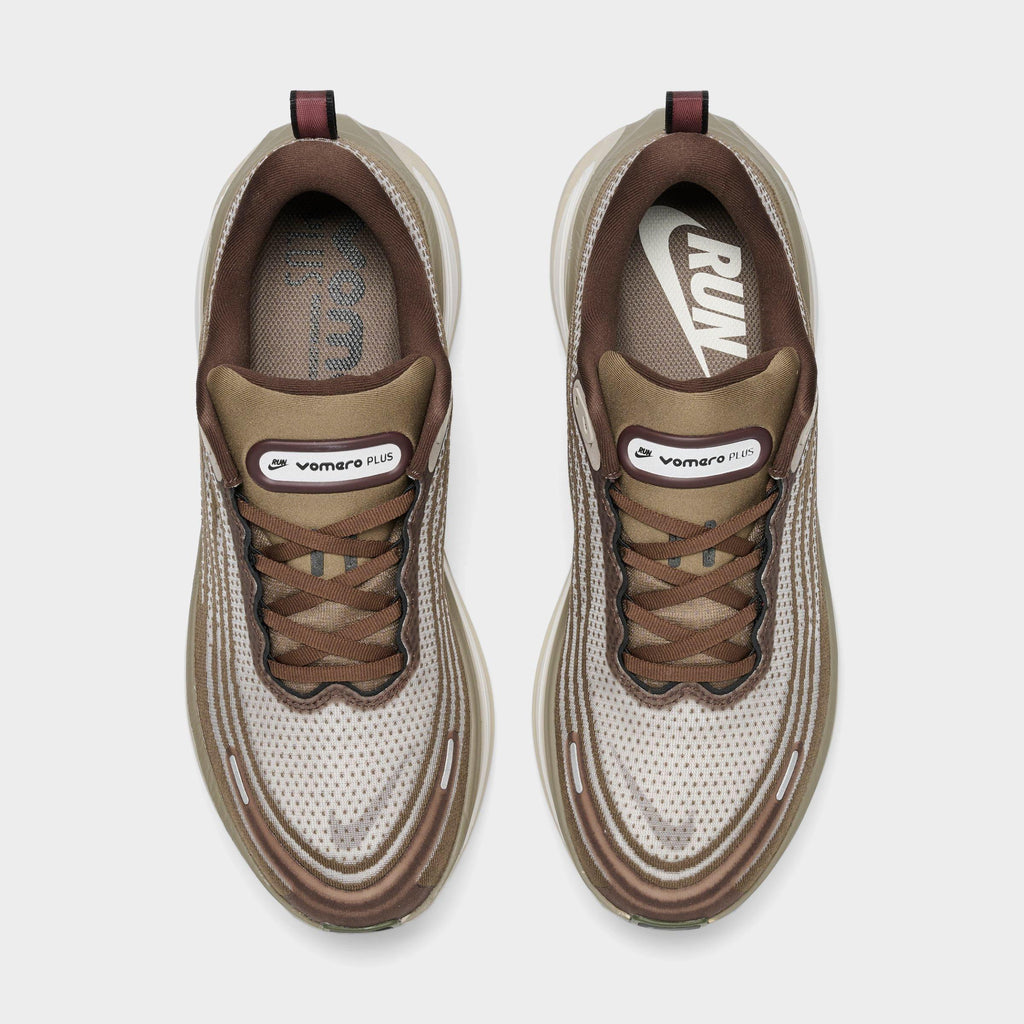 Men's Nike Vomero Plus QS Running Shoes - Off Noir/Phantom/Natural/Pecan - view 5