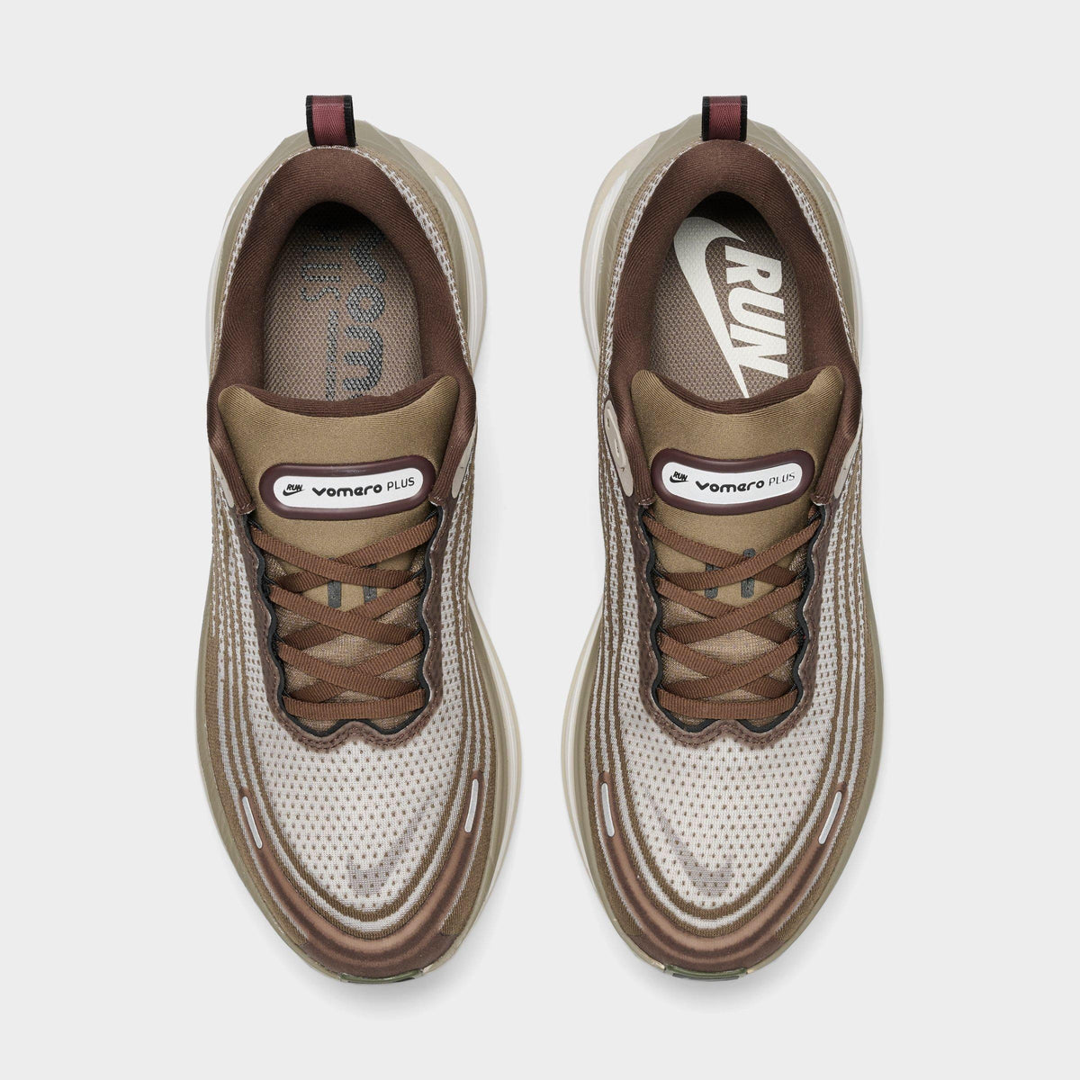 Men's Nike Vomero Plus QS Running Shoes - Off Noir/Phantom/Natural/Pecan - view 5