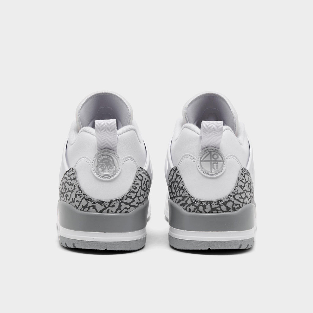 Men's Jordan Spizike Low Casual Shoes - White/Varsity Red/Cool Grey/Wolf Grey - view 4