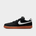 Men's Nike Court Vision Low FL Casual Shoes - Black/Gum Medium Brown/White
