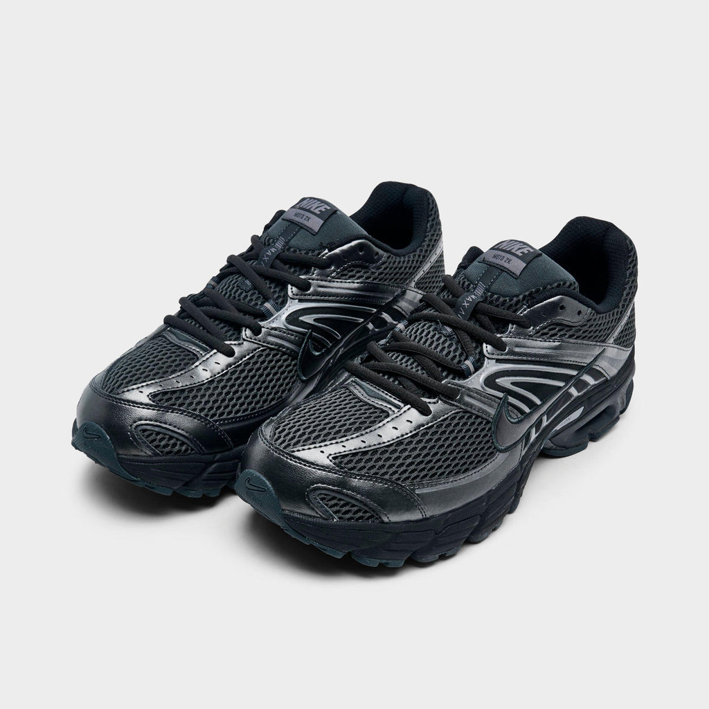 Men's Nike Air Max Moto 2K Casual Shoes - Black/Metallic Dark Grey/Dark Smoke Grey - view 2