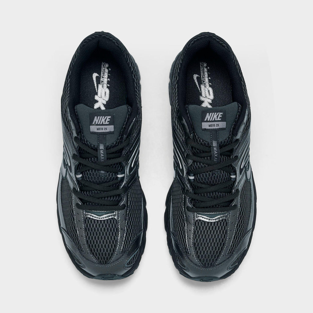 Men's Nike Air Max Moto 2K Casual Shoes - Black/Metallic Dark Grey/Dark Smoke Grey - view 5