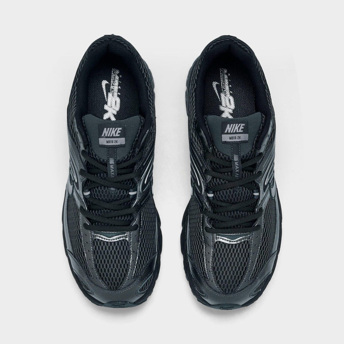 Men's Nike Air Max Moto 2K Casual Shoes - Black/Metallic Dark Grey/Dark Smoke Grey - view 5